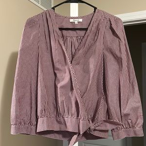 Madewell wrap top like new